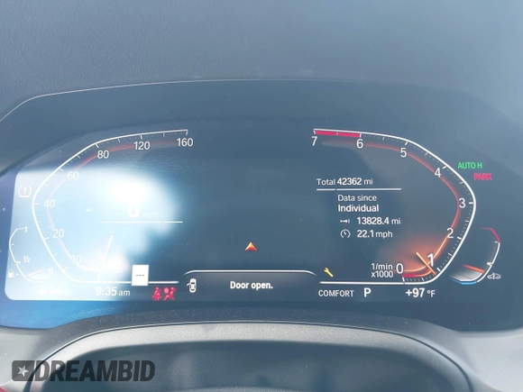 2023 BMW 4 Series 430i with VIN WBA23AT03PCL81706, listed as a IAAI auction lot 42534918 with 42,362 mi miles and . Bid and sale history available at DreamBid. Image 7.