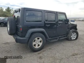 2017 Jeep Wrangler Unlimited Sport with VIN 1C4BJWDG6HL678021, listed as a Copart auction lot 54224725 with 97,644 mi miles and Salvage title. Bid and sale history available at DreamBid. Image 3.