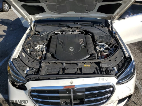 2021 Mercedes-Benz S-Class S 580 with VIN W1K6G7GB1MA037991, listed as a Copart auction lot 84233874 with 0 mi miles and Salvage Title. Bid and sale history available at carsss.com. Image 11.