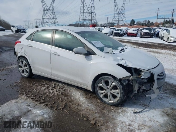 2014 Hyundai Elantra GT with VIN KMHD35LH2EU196462, listed as a IAAI auction lot 41374671 with 132,342 mi miles. Bid and sale history available at carsss.com. Image 1.