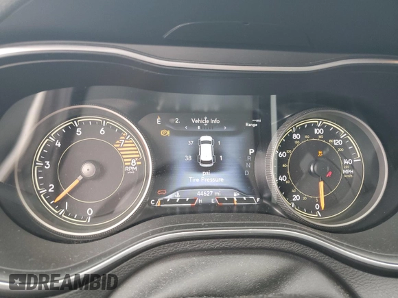 2021 Jeep Cherokee Trailhawk with VIN 1C4PJMBX7MD209604, listed as a Copart auction lot 59289355 with 44,627 mi miles and Salvage title. Bid and sale history available at DreamBid. Image 9.