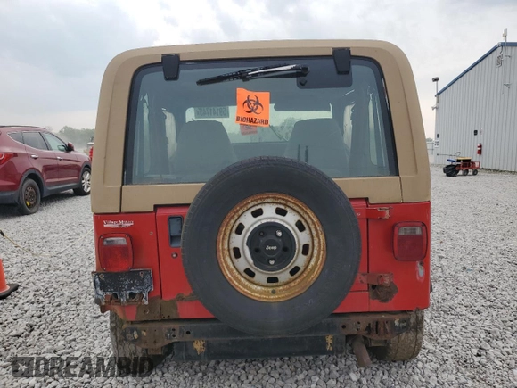 1993 Jeep Wrangler S z VIN 1J4FY19PXPP264847, wystawiony jako Copart lot #59141745 z przebiegiem 179 154 mil mil oraz Czysty tytuł • Clean title. Historia ofert i sprzedaży dostępna na DreamBid. Obrazek 6.