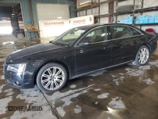 2014 Audi A8 3.0L TDI with VIN WAURMAFDXEN003720, listed as a Copart auction lot 66281835 with 185,029 mi miles and Clean title. Bid and sale history available at DreamBid. Image 1.