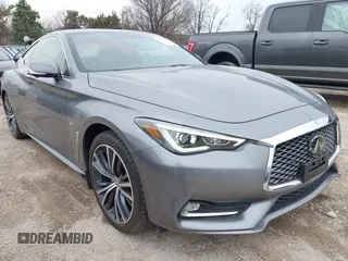 2017 Infiniti Q60 2.0t with VIN JN1CV7EL1HM321126, listed as a IAAI auction lot 41967092 with 72,158 mi miles and . Bid and sale history available at DreamBid. Image 1.