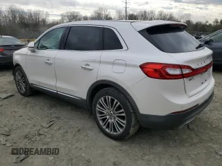 2016 Lincoln MKX Reserve with VIN 2LMTJ8LR1GBL66917, listed as a Copart auction lot 46974925 with 111,994 mi miles and Salvage Title. Bid and sale history available at carsss.com. Image 2.