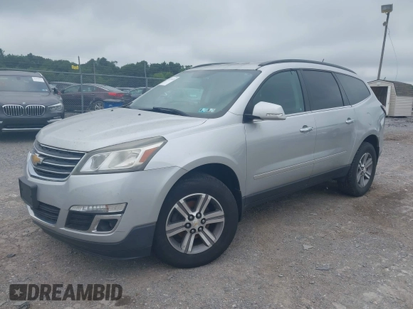 2015 Chevrolet Traverse LT with VIN 1GNKRGKD1FJ260280, listed as a IAAI auction lot 42655028 with 165,193 mi miles and . Bid and sale history available at DreamBid. Image 17.
