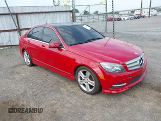 2011 Mercedes-Benz C 300 Sport with VIN WDDGF8BB0BR151452, listed as a IAAI auction lot 42642135 with 179,254 mi miles and . Bid and sale history available at DreamBid. Image 1.