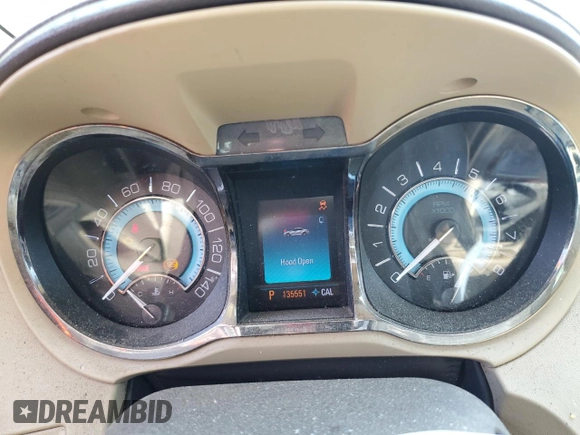 2012 Buick LaCrosse Premium 1 with VIN 1G4GD5E30CF121644, listed as a Copart auction lot 58860105 with 135,551 mi miles and Salvage title. Bid and sale history available at DreamBid. Image 9.