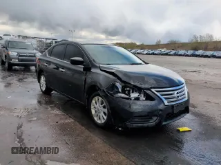 2013 Nissan Sentra FE+ S with VIN 3N1AB7AP2DL644369, listed as a Copart auction lot 54722565 with 160,173 mi miles and Salvage Title. Bid and sale history available at DreamBid. Image 13.