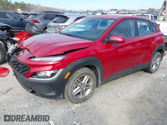 2022 Hyundai Kona Preferred with VIN KM8K22AB9NU856973, listed as a IAAI auction lot 41621249 with 65,291 mi miles. Bid and sale history available at carsss.com. Image 17.