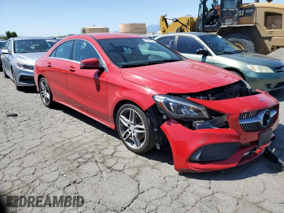 2017 Mercedes-Benz CLA with VIN WDDSJ4EB2HN400914, listed as a Copart auction lot 47244143 with 59,691 mi miles. Bid and sale history available at carsss.com. Image 4.