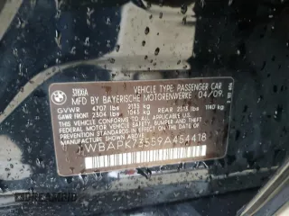 2009 BMW 3 Series 328i xDrive с VIN WBAPK73559A454418, выставлен на аукционе Copart как лот 56914195 с пробегом 105 874 миль миль и На запчасти • Non repairable. История ставок и продаж доступна на DreamBid. Изображение 13.