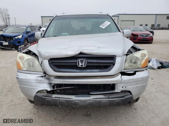 2003 Honda Pilot EX with VIN 2HKYF18753H551640, listed as a Copart auction lot 86652314 with 22,118 mi miles and Salvage Title. Bid and sale history available at carsss.com. Image 5.