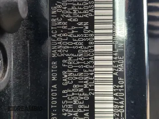 2010 Toyota Matrix S with VIN 2T1LE4EE3AC018087, listed as a Copart auction lot 54311055 with 116,170 mi miles and Salvage title. Bid and sale history available at DreamBid. Image 13.