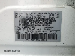 2024 Nissan Sentra SR with VIN 3N1AB8DV2RY282053, listed as a Copart auction lot 51739245 with 12,881 mi miles and Salvage Title. Bid and sale history available at carsss.com. Image 14.