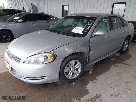 2016 Chevrolet Impala Limited LT with VIN 2G1WB5E35G1154523, listed as a IAAI auction lot 39933641 with 111,978 mi miles. Bid and sale history available at carsss.com. Image 6.
