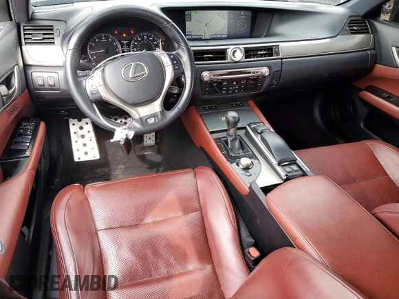 2014 Lexus GS 350 with VIN JTHBE1BL2E5031329, listed as a Copart auction lot 50929845 with 114,924 mi miles and Salvage Title. Bid and sale history available at carsss.com. Image 8.