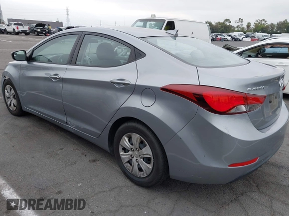 2016 Hyundai Elantra SE with VIN 5NPDH4AE4GH769724, listed as a IAAI auction lot 42492851 with 107,361 mi miles and . Bid and sale history available at DreamBid. Image 3.