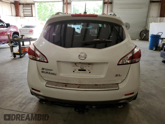 2011 Nissan Murano S with VIN JN8AZ1MU2BW056958, listed as a Copart auction lot 50906815 with 122,568 mi miles and Clean Title. Bid and sale history available at carsss.com. Image 6.
