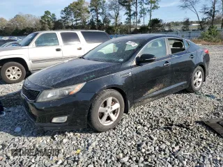 2015 Kia Optima LX with VIN 5XXGM4A77FG367300, listed as a Copart auction lot 49501755 with 101,104 mi miles and Salvage Title. Bid and sale history available at carsss.com. Image 1.