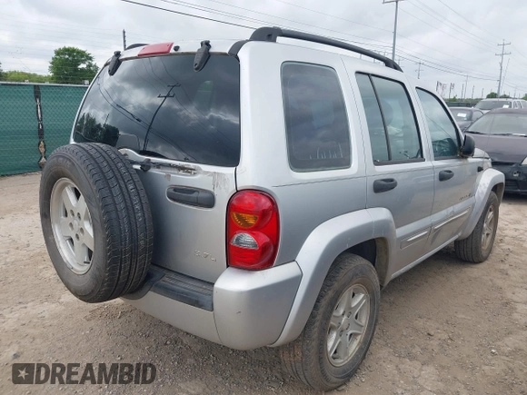 2003 Jeep Liberty Limited with VIN 1J4GK58K23W633722, listed as a IAAI auction lot 42103188 with 207,645 mi miles and . Bid and sale history available at carsss.com. Image 4.
