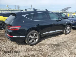 2024 Genesis GV80 with VIN KMUHCESCXRU160842, listed as a Copart auction lot 51163075 with 19,634 mi miles and Clean Title. Bid and sale history available at DreamBid. Image 3.