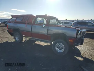 1991 Dodge D/W 250 with VIN 1B7KM26C6MS324400, listed as a Copart auction lot 79050444 with 220,899 mi miles and Salvage Title. Bid and sale history available at carsss.com. Image 4.