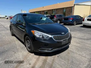 2016 Kia Forte LX with VIN KNAFK4A6XG5583167, listed as a Copart auction lot 54583045 with 139,248 mi miles and Clean Title. Bid and sale history available at carsss.com. Image 1.