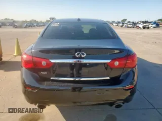 2015 Infiniti Q50 with VIN JN1BV7AR0FM414691, listed as a Copart auction lot 51783685 with 69,859 mi miles and Salvage Title. Bid and sale history available at DreamBid. Image 6.