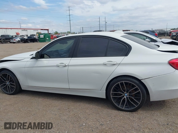 2015 BMW 3 Series 328i with VIN WBA3A5G55FNS85277, listed as a IAAI auction lot 41593498 with 128,265 mi miles and . Bid and sale history available at carsss.com. Image 14.