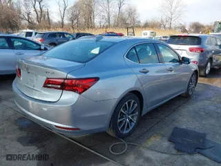 2017 Acura TLX V6 w/Technology Pkg with VIN 19UUB2F57HA002961, listed as a IAAI auction lot 41482815 with 55,528 mi miles. Bid and sale history available at carsss.com. Image 4.