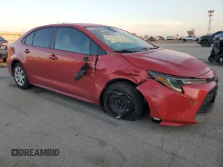 2021 Toyota Corolla LE with VIN 5YFEPMAE4MP166567, listed as a Copart auction lot 52805805 with 81,209 mi miles and Salvage Title. Bid and sale history available at DreamBid. Image 4.