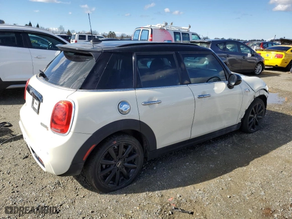 2019 MINI Hardtop 4 Door Cooper S with VIN WMWXU3C51K2H88452, listed as a Copart auction lot 44001965 with 64968 miles and Salvage Title. Bid and sale history available at carsss.com. Image 3.