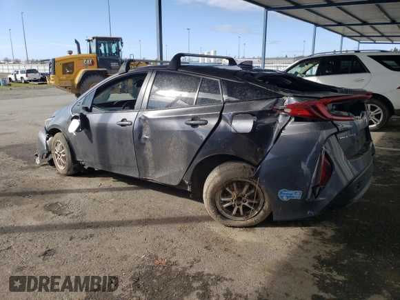 2021 Toyota Prius LE with VIN JTDKAMFP0M3182773, listed as a Copart auction lot 45600385 with 72,923 mi miles and Salvage Title. Bid and sale history available at DreamBid. Image 2.