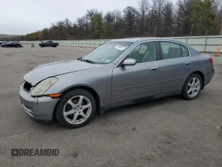 2004 Infiniti G35 w/Leather with VIN JNKCV51F04M715114, listed as a Copart auction lot 45109415 with 244,446 mi miles and Salvage Title. Bid and sale history available at carsss.com. Image 1.