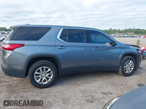 2020 Chevrolet Traverse LS z VIN 1GNERFKW2LJ276394, wystawiony jako IAAI lot #42167725 z przebiegiem 55 975 mil mil oraz . Historia ofert i sprzedaży dostępna na DreamBid. Obrazek 13.