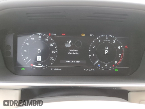 2021 Land Rover Range Rover Sport Autobiography z VIN SALWV2SE2MA777773, wystawiony jako Copart lot #76400264 z przebiegiem 11 439 mil mil oraz Nie do naprawy • Non repairable. Historia ofert i sprzedaży dostępna na DreamBid. Obrazek 9.