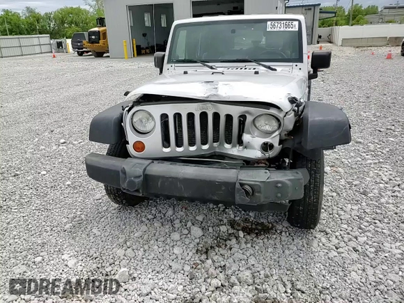 2007 Jeep Wrangler Unlimited X with VIN 1J4GA39117L169245, listed as a Copart auction lot 56731665 with 136,247 mi miles and Salvage title. Bid and sale history available at DreamBid. Image 14.