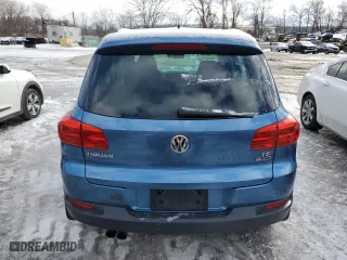 2017 Volkswagen Tiguan Wolfsburg Edition with VIN WVGSV7AX9HK007118, listed as a Copart auction lot 45331715 with 196,481 mi miles and Clean Title. Bid and sale history available at carsss.com. Image 6.