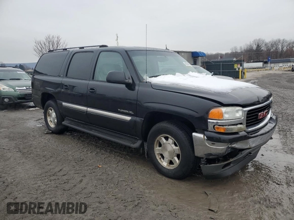 2005 GMC Yukon XL SLT with VIN 3GKFK16Z75G227760, listed as a Copart auction lot 44544015 with 204,858 mi miles and Salvage Title. Bid and sale history available at carsss.com. Image 4.