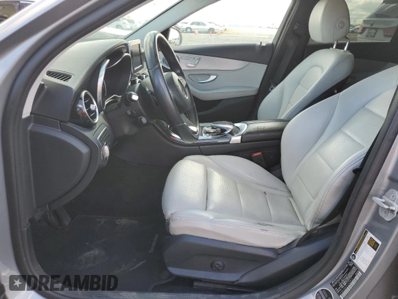 2015 Mercedes-Benz C 300 Luxury with VIN 55SWF4KB3FU023876, listed as a Copart auction lot 51646055 with 192,852 mi miles and Salvage Title. Bid and sale history available at DreamBid. Image 7.