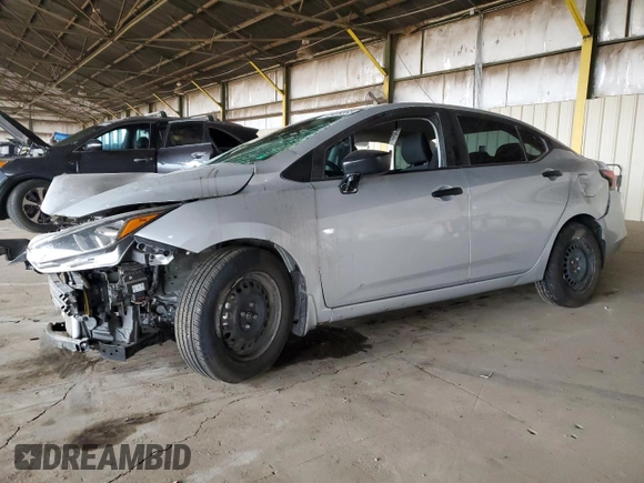 2020 Nissan Versa S with VIN 3N1CN8DVXLL905598, listed as a Copart auction lot 45409355 with 81,744 mi miles and Salvage Title. Bid and sale history available at DreamBid. Image 1.