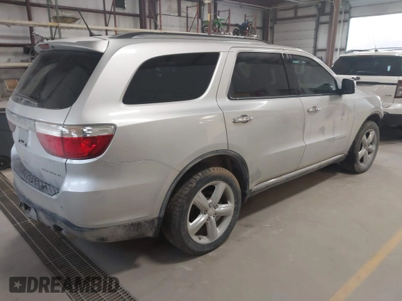 2011 Dodge Durango Citadel with VIN 1D4RE5GG0BC613829, listed as a IAAI auction lot 41770523 with 161,200 mi miles and . Bid and sale history available at DreamBid. Image 4.