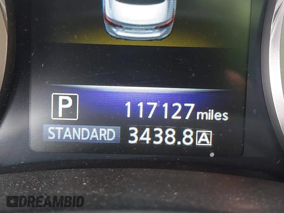 2014 Infiniti Q50 with VIN JN1BV7AP4EM685699, listed as a IAAI auction lot 41765788 with 117,127 mi miles. Bid and sale history available at carsss.com. Image 15.