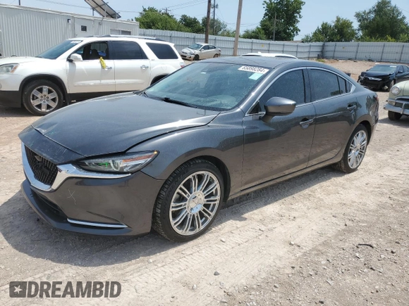 2019 Mazda 6 Grand Touring Reserve with VIN JM1GL1WY6K1501562, listed as a Copart auction lot 65898284 with 44,466 mi miles and Salvage Title. Bid and sale history available at DreamBid. Image 1.