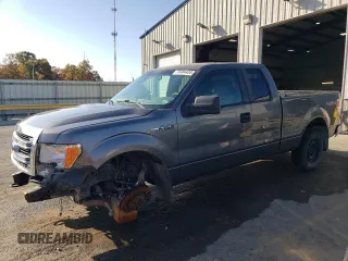 2013 Ford F-150 XL with VIN 1FTFX1EF6DKE72819, listed as a Copart auction lot 76484434 with 128,555 mi miles and Salvage Title. Bid and sale history available at carsss.com. Image 1.