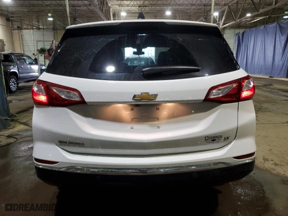 2020 Chevrolet Equinox LT with VIN 3GNAXJEV7LS702184, listed as a Copart auction lot 87194854 with 36,792 mi miles and Salvage Title. Bid and sale history available at carsss.com. Image 6.
