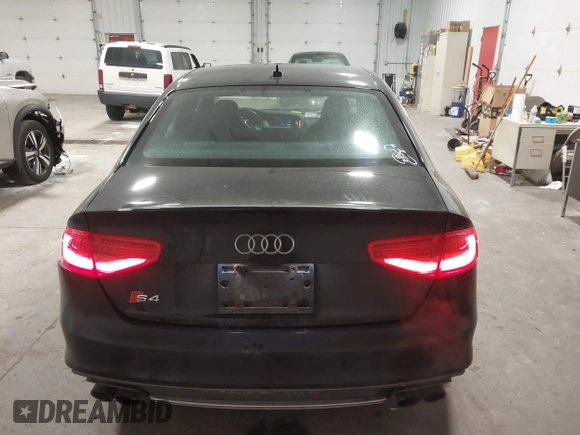 2014 Audi S4 Premium Plus with VIN WAUDGAFL9EA119216, listed as a IAAI auction lot 41225951 with 149,496 mi miles. Bid and sale history available at carsss.com. Image 16.