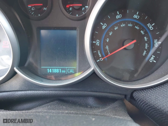2013 Chevrolet Cruze ECO with VIN 1G1PJ5SB7D7265088, listed as a IAAI auction lot 41387148 with 141,881 mi miles. Bid and sale history available at carsss.com. Image 7.