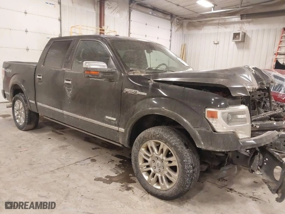 2014 Ford F-150 XL with VIN 1FTFW1ETXEFC67698, listed as a IAAI auction lot 41396295 with 174,096 mi miles. Bid and sale history available at carsss.com. Image 1.